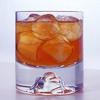 The Godfather cocktail is prepared using equal parts scotch whisky and amaretto. Amaretto is a sweet, almond-flavored, Italian liqueur