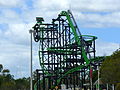 Green Lantern Coaster in der Warner Bros. Movie World