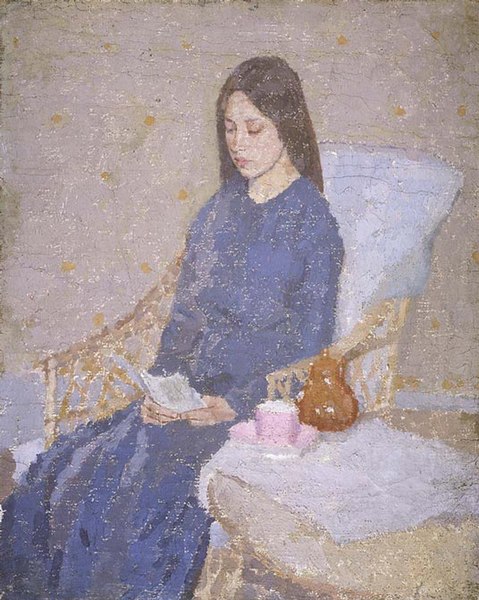 The Convalescent (c. 1923–1924), one of ten versions she painted of this composition