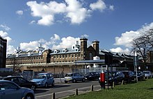 General view to the prison from park HM Prison Wormwood Scrubs in spring 2013 (4).JPG
