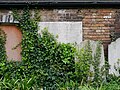 Headstones in Saint Mary's Churchyard Gardens, Rotherhithe.