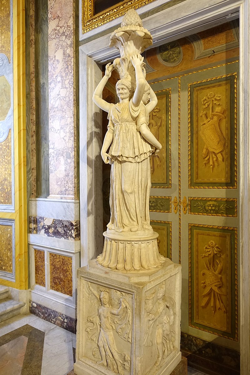 Hecate with three bodies, Roman, 2nd century AD, marble - Galleria Borghese - Rome, Italy - DSC04794.jpg