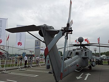 Ми-28Н на выставке HeliRussia 2012, вид сзади