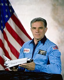 Henize had been in space (see STS-51-F space mission) and co-authored many science papers. Henize.jpg