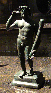 Bronzestatuette af Herakles