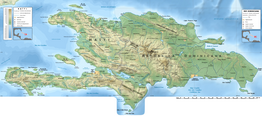 Kaart van Hispaniola