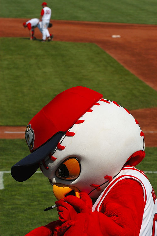 Hootz, the mascot of the Orem Owlz franchise in the Pioneer League