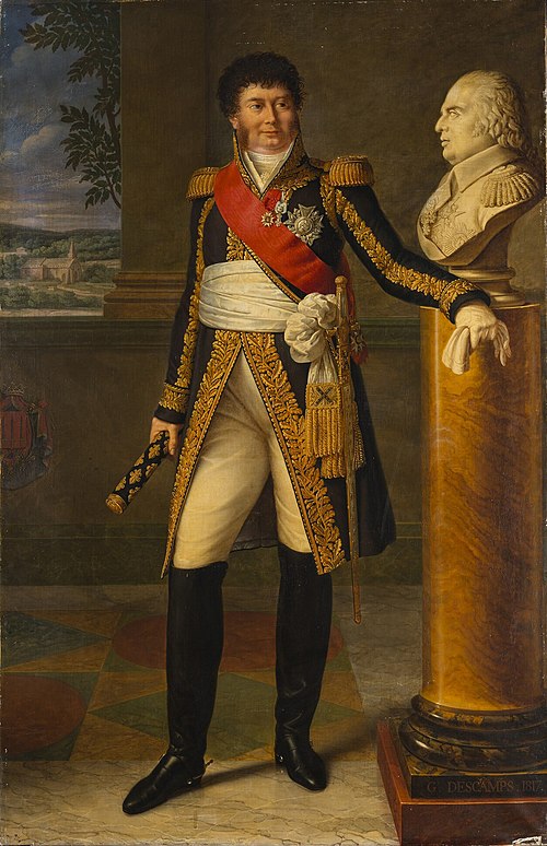 Portrait by Guillaume Descamps, 1817