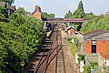 Hunts Cross station from Mackets Lane bridge