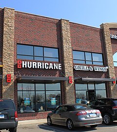 Hurricane Grill & Wings мейрамханасы Southfield, Michigan.JPG