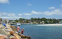 Huskisson sits on the banks of the Currambene Creek