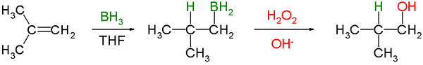 Ejemplo de hidroboración-oxidación