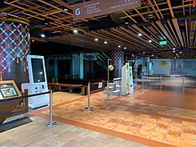 Inside of partially-opening Iconsiam shopping complex where majority of stores were forced to close, except supermarkets, chemists and takeaway restaurants (April 2020) ICONSIAM, remained open for supermarkets and takeaway restaurants during the COCID-19.jpg