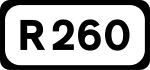 R260 Straßenschild}}