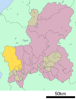 Ibi District, Gifu district in Gifu prefecture, Japan