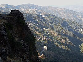 View of Iferhounene and the surrounding villages