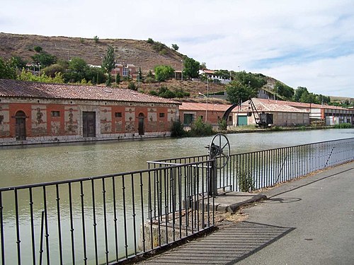 Canal of Castile in Valladolid.