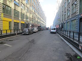 The sidewalks at Industry City double as loading docks Industry City Dec 4, 2018 04.jpg