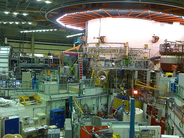 Inside the reactor hall