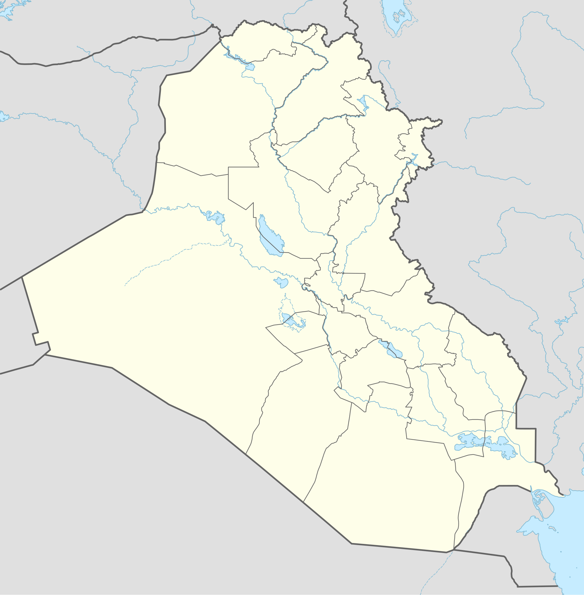 Operation Granby is located in Iraq