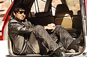 Jeet during a shooting for his film in 2009 Jeet actor.JPG