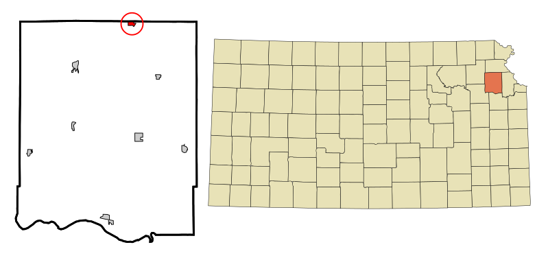 File:Jefferson County Kansas Incorporated and Unincorporated areas Nortonville Highlighted.svg