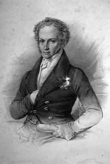 Joseph Ludwig von Armansperg, Lithografie von Franz Hanfstaengl (1833) (Quelle: Wikimedia)