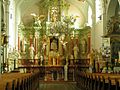 Polski: Ołtarz główny w kościele