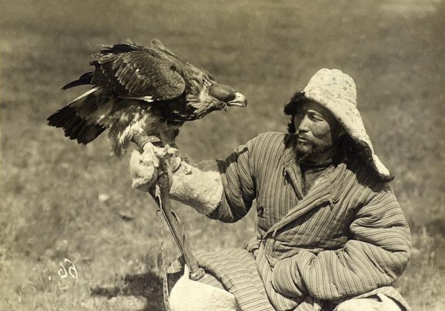 Kazakh eagle-hunter, 19th century