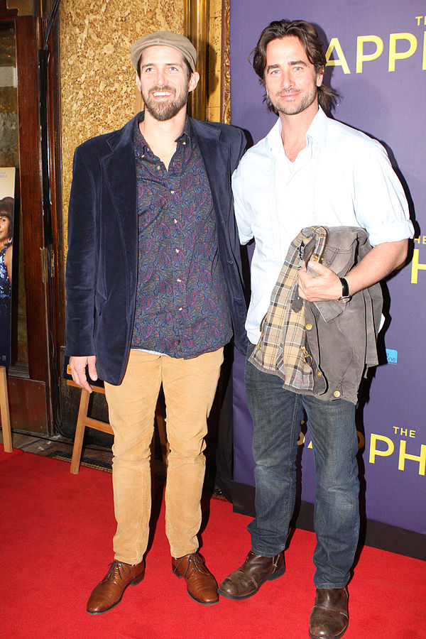 Kip Gamblin (right) appearing at the premiere of The Sapphires.