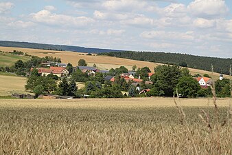 Dorfpanorama von Kleinbockedra