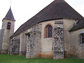 The church in Vaudeurs