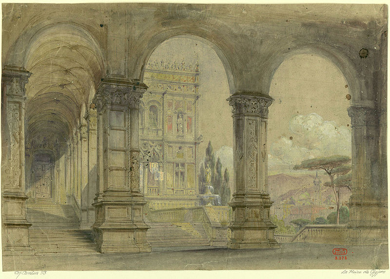 File:La reine de chypre - Act1 stage design by Charles Cambon - Gallica.jpg