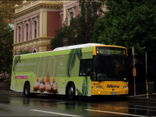 Launceston Metro Tasmania bus on St John Street in 2014