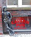 Eine Statue von John Lennon vor dem Cavern Club