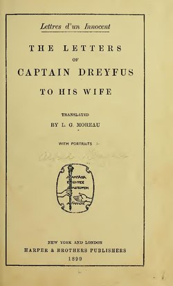 Lettres d'un innocent; the letters of Captain Dreyfus to his wife ; (IA lettresduninnoce00drey).pdf