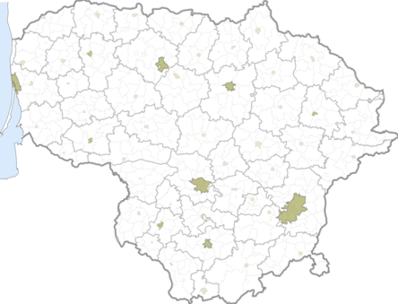 Location map Lietuva