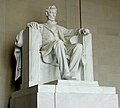Abraham Lincoln au Lincoln Memorial, à Washington, D.C.