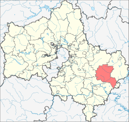District d'Egor'evsky - Carte