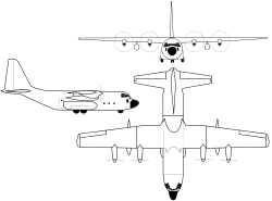 Lockheed Martin C-130J Super Hercules.svg