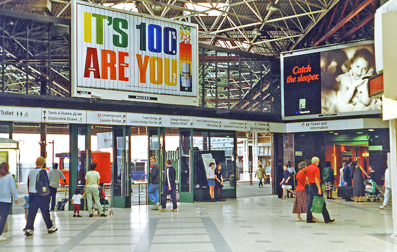 File:London Bridge Station, main entrance 1996 geograph-3760087-by-Ben-Brooksbank.jpg