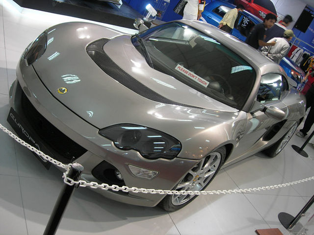 Lotus Europa at the Malaysian Motor Show 2010.
