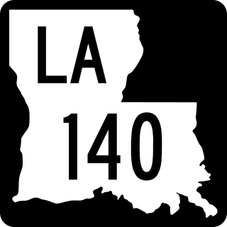 <span class="mw-page-title-main">Louisiana Highway 140</span> State highway in Louisiana, United States