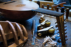 Tools in a Lute Maker workshop