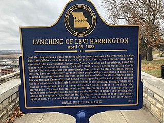 <span class="mw-page-title-main">Levi Harrington</span> African American who was lynched in the U.S.