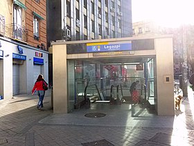 Entrada a la estación.