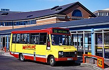 Mainline Renault 50 midibus at Sheffield Interchange Mainline Renault Beaver 309.jpg