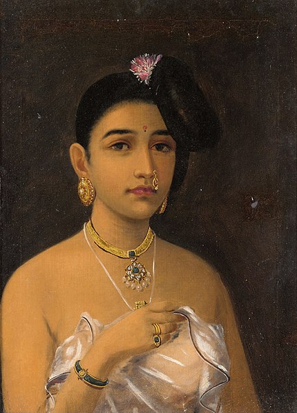 File:Malabar Beauty, by Raja Ravi Varma.jpg