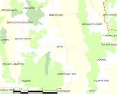 Map commune FR insee code 65015.png