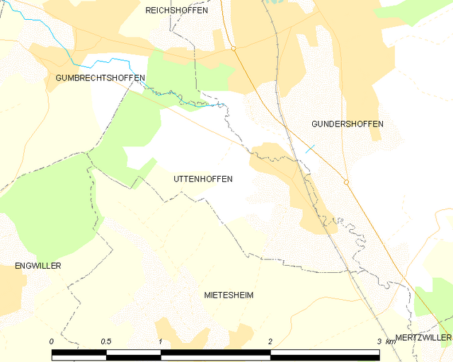 Poziția localității Uttenhoffen